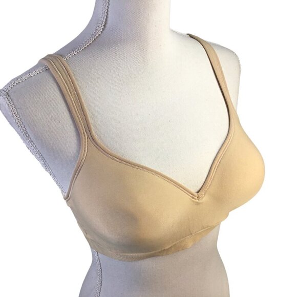 Bali Comfort Revolution Nude 36C Bra Wirefree 3453 Soft Seamless Full Coverage - Picture 2 of 6